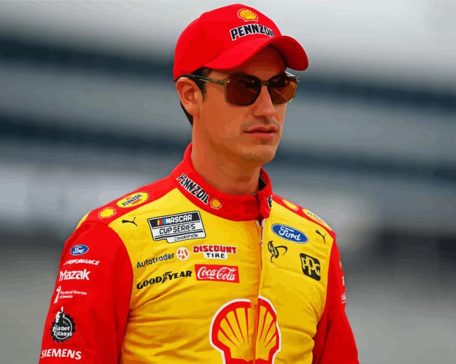 Racer Joey Logano Diamond Paintings