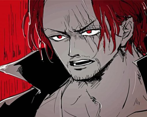 Red Haired Shanks One Piece Diamond Paintings