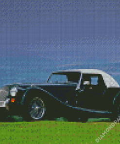 Retro Morgan Car Diamond Paintings