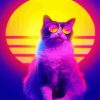 Retro Cat Diamond Paintings