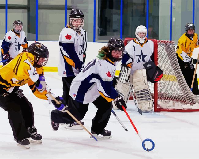 Ringette Sports Diamond Paintings