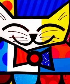 Romero Britto Cat Diamond Paintings