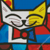 Romero Britto Cat Diamond Paintings