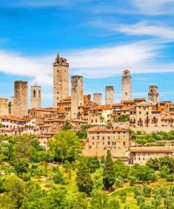 San Gimignano Italy Diamond Paintings