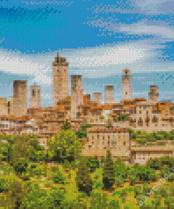 San Gimignano Italy Diamond Paintings