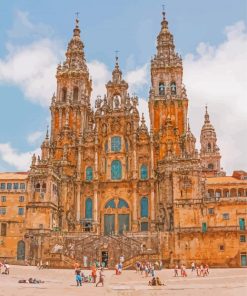 Santiago de Compostela Buildings Diamond Paintings