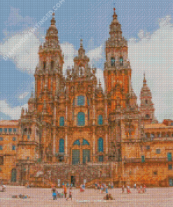 Santiago de Compostela Buildings Diamond Paintings