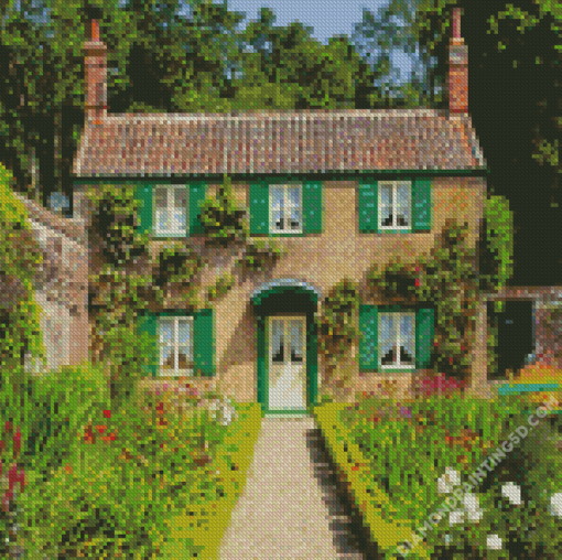 Scenery English Cottage Diamond Paintings