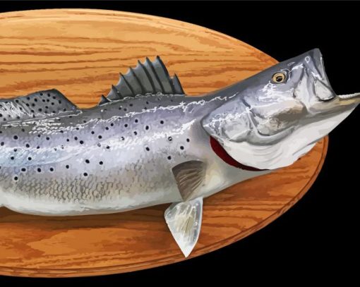 Sea Trout Fish Diamond Paintings