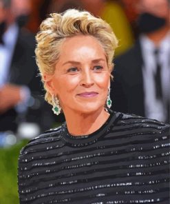 Sharon Stone Diamond Paintings