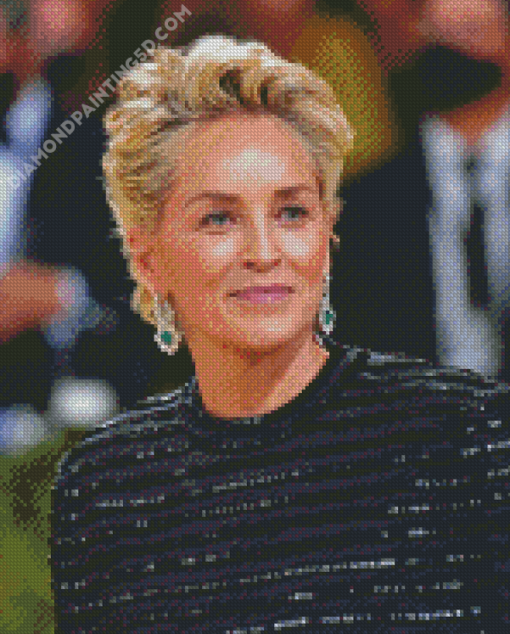 Sharon Stone Diamond Paintings