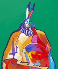 Sioux Medicine Man John Nieto Diamond Paintings