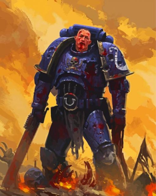 Space Marine Diamond Paintings