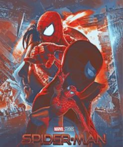 Spider Man No Way Home Movie Poster Diamond Paintings