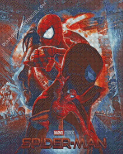 Spider Man No Way Home Movie Poster Diamond Paintings