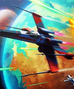 Star Wars Wing Starfighter Diamond Paintings