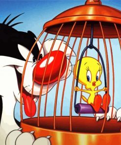 Sylvester And Tweety Diamond Paintings