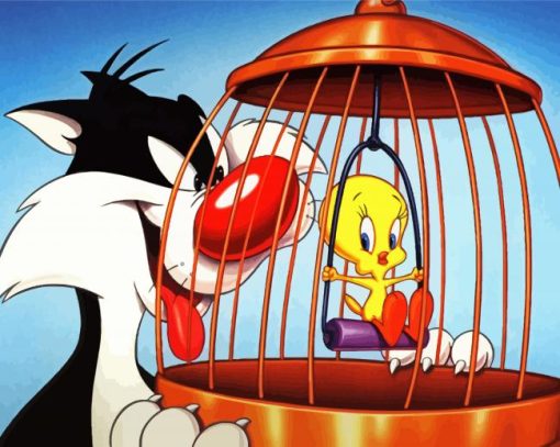 Sylvester And Tweety Diamond Paintings