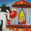 Sylvester And Tweety Diamond Paintings