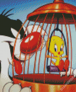 Sylvester And Tweety Diamond Paintings