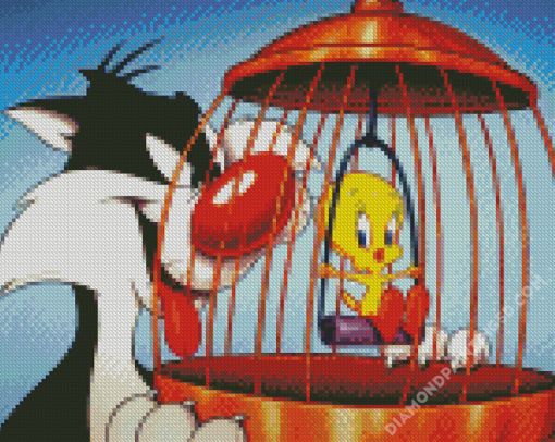 Sylvester And Tweety Diamond Paintings