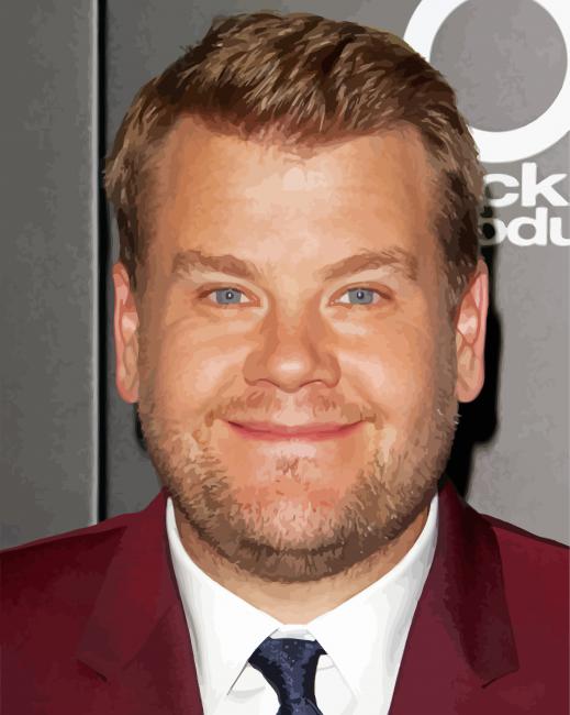 TV Presenter James Corden Diamond Paintings