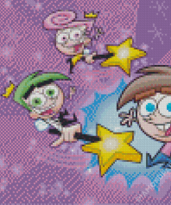 The Fairly OddParents Cartoon Diamond Paintings