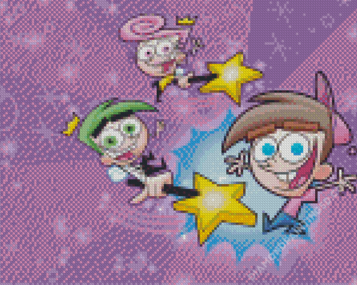 The Fairly OddParents Cartoon Diamond Paintings