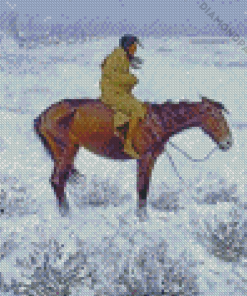 The Herd Boy by Frederic Remington Diamond Paintings