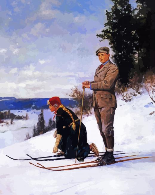 The Nordic Skiing Diamond Paintings