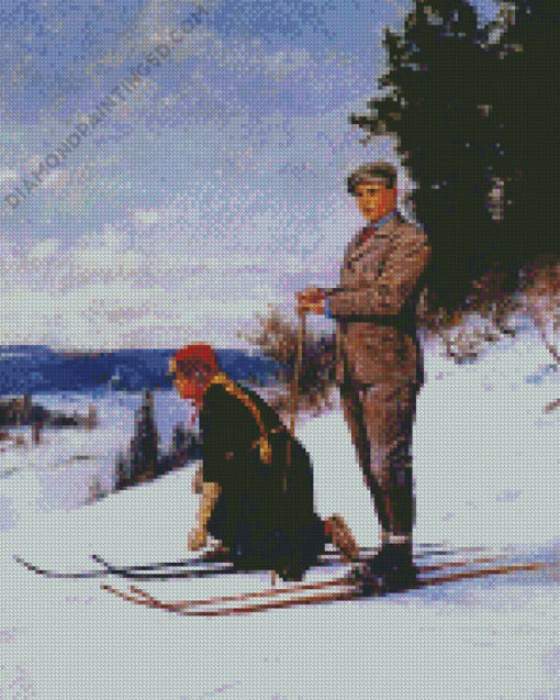 The Nordic Skiing Diamond Paintings