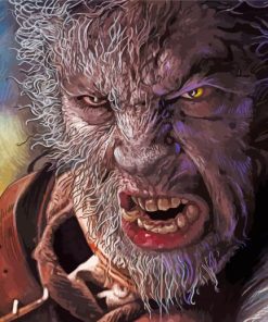 The Wolf Man Art Diamond Paintings