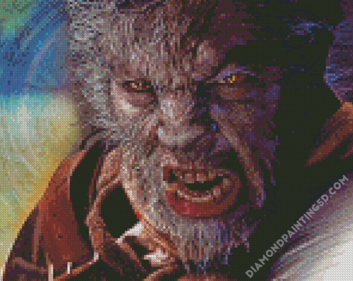 The Wolf Man Art Diamond Paintings