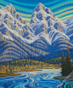 Three Sisters Mountains Art Diamond Paintings