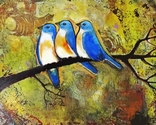 Three Birds Art Diamond Paintings