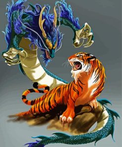 Tiger And Dragon Diamond Paintings