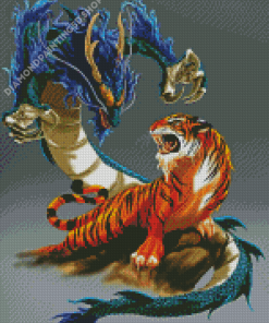 Tiger And Dragon Diamond Paintings