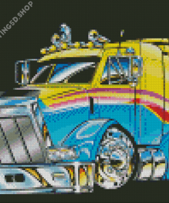 Tow Truck Art Diamond Paintings