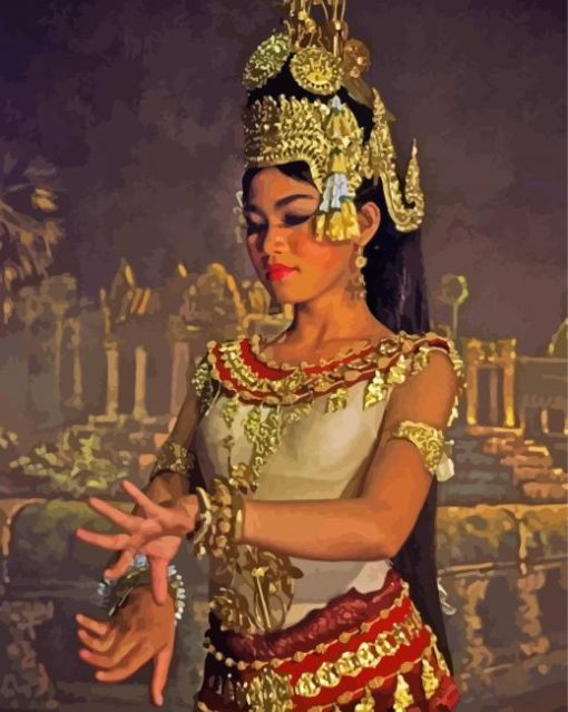 Traditional Cultural Apsara Diamond Paintings