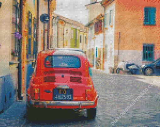 Vintage Car Italy Diamond Paintings