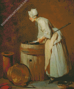 Vintage Housemaid Diamond Paintings