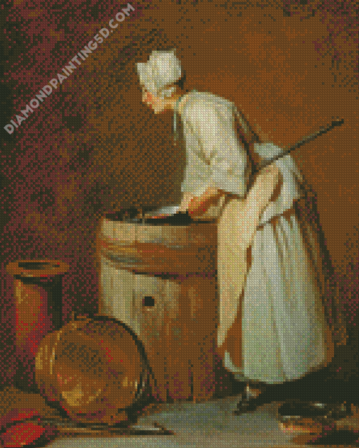 Vintage Housemaid Diamond Paintings