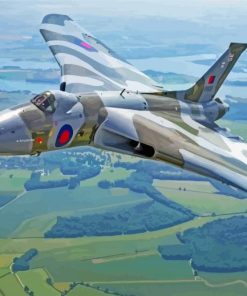 Vulcan Bomber In Flight Diamond Paintings