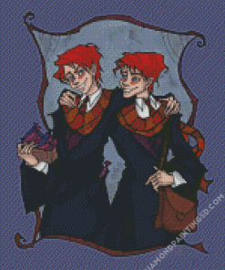 Weasley Twins Harry Potter Art Diamond Paintings