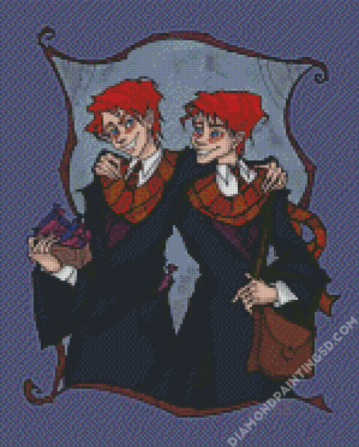 Weasley Twins Harry Potter Art Diamond Paintings