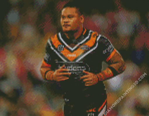 Wests Tigers Rugby Player Diamond Paintings