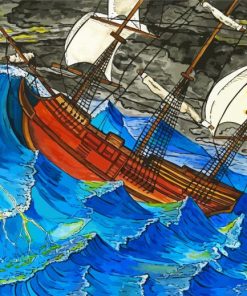 Whydah Gally Ship Diamond Paintings