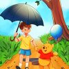 Winnie The Pooh And Christopher Robin Diamond Paintings