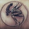 Xenomorfo Circle Diamond Paintings