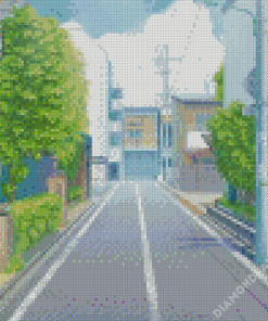 Aesthetic Anime Street Diamond Paintings